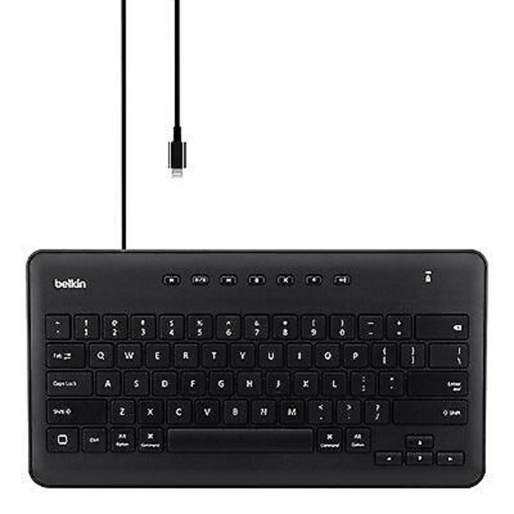 Belkin B2B124 Wired Keyboard for iPad with Lightning Connector
